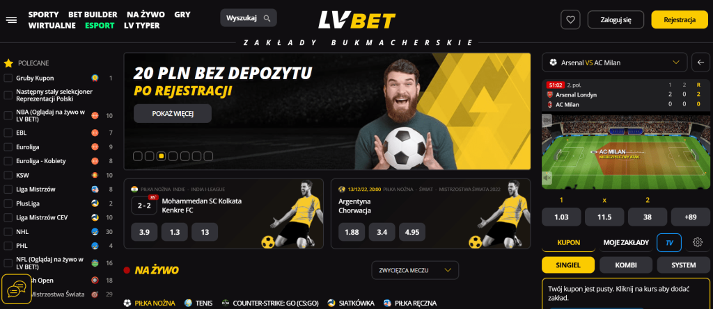 lvbet zaklady strona glowna
